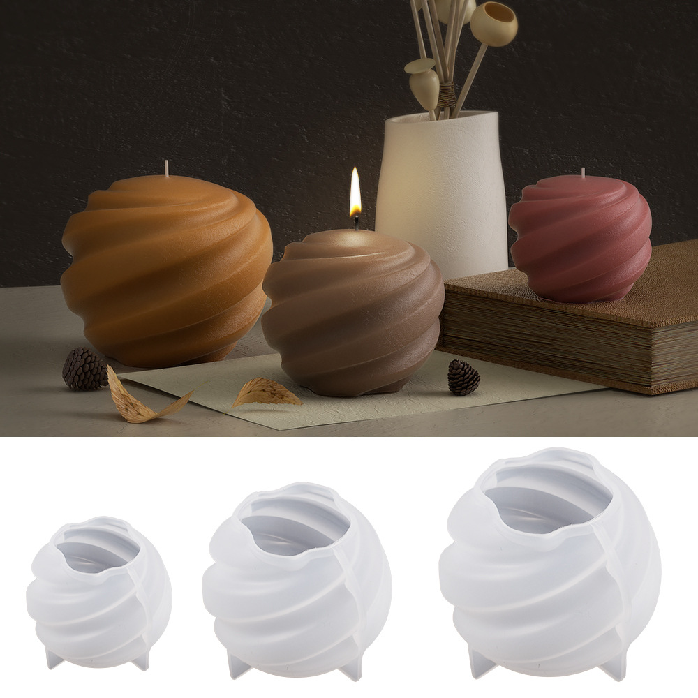 Soap Making Recipes - Stampo per candela in Silicone rotante