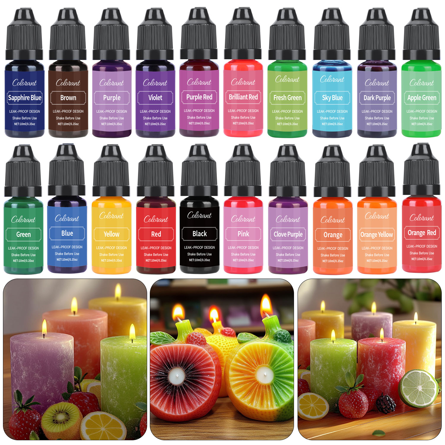 Soap Making Ingredients - Colorante per candele liquide per realizzare
