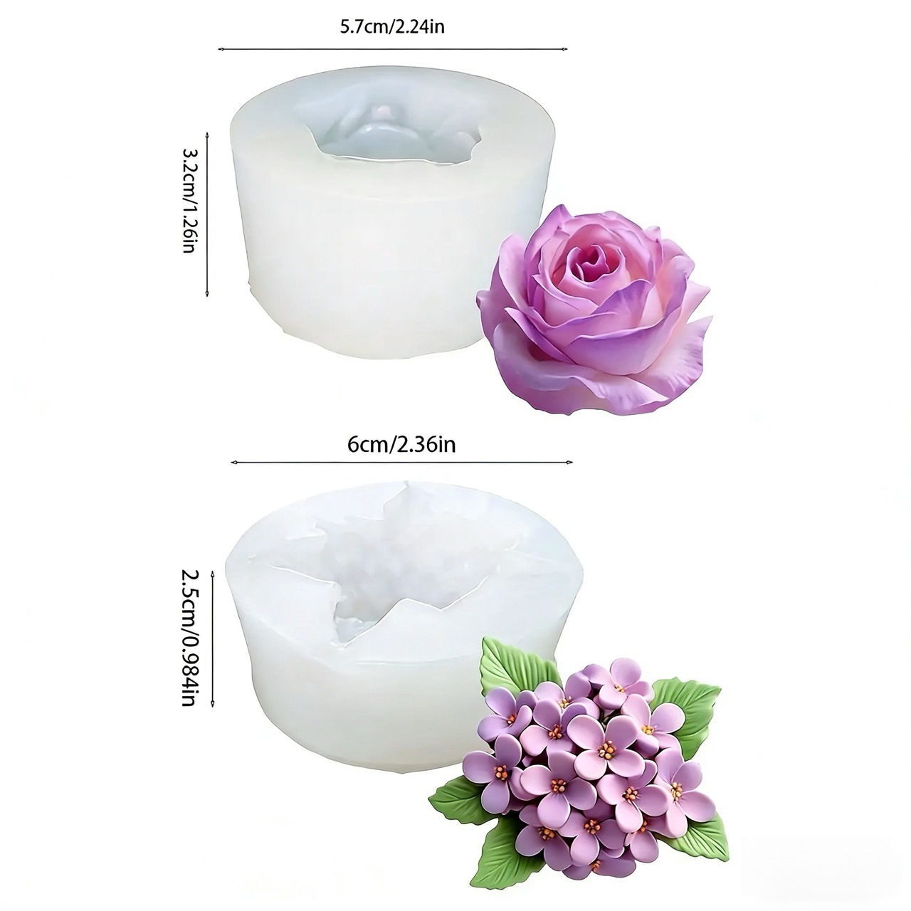 2 pezzi di stampi in silicone  - Soap Making Recipes recensione e prezzo