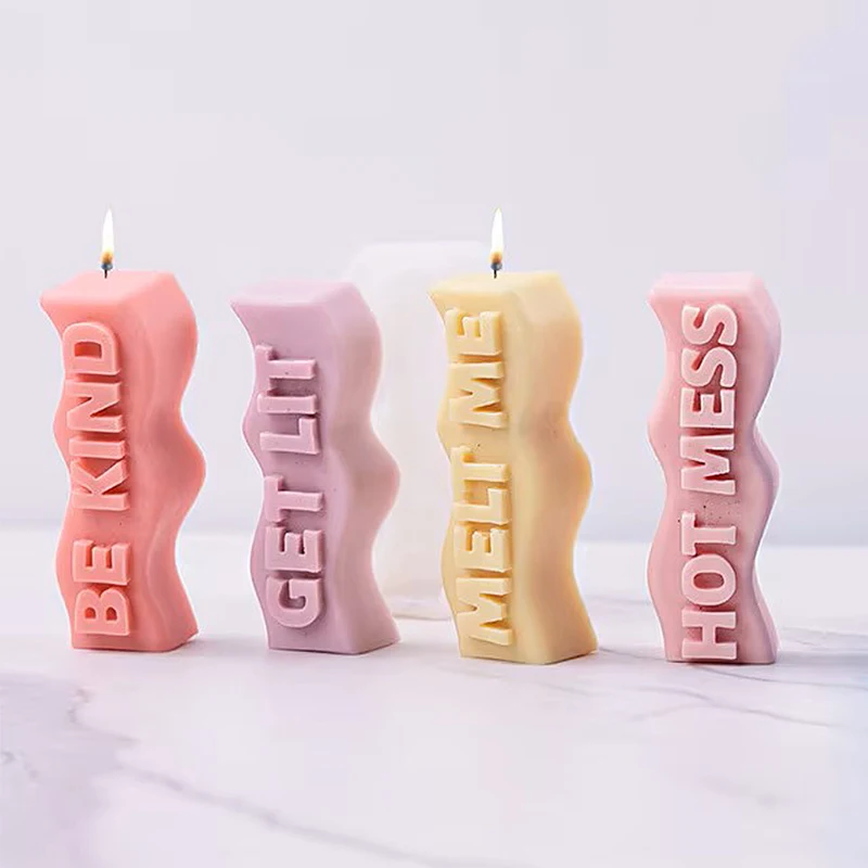 Onda Lettera Slogan Candela St - Soap Making Recipes recensione e prezzo